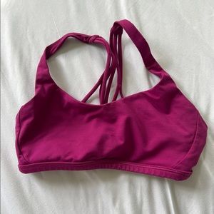 Lululemon magenta sports bra